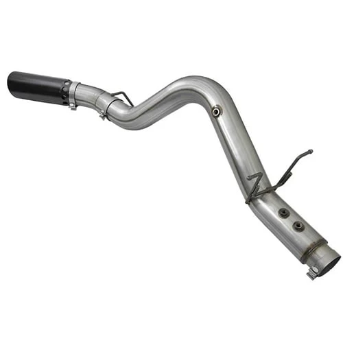 AFE Large Bore-HD 5" Stainless DPF-Back Exhaust with Black Tip 17-19 GM 6.6L Duramax L5P - Image 3