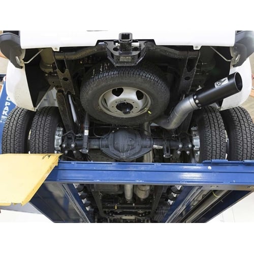 AFE Large Bore-HD 5" Stainless DPF-Back Exhaust with Black Tip 17-19 GM 6.6L Duramax L5P - Image 7