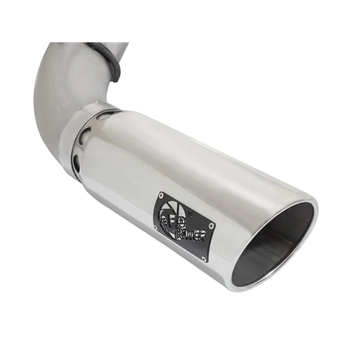 AFE Large Bore HD 5" Stainless Exhaust w/ Polished Tip 16-19 Nissan Titan XD 5.0L Cummins - Image 4