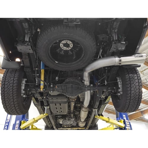 AFE Large Bore HD 5" Stainless Exhaust w/ Polished Tip 16-19 Nissan Titan XD 5.0L Cummins - Image 9