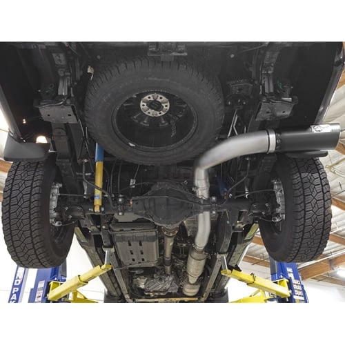 AFE ATLAS 5" Aluminized Exhaust w/ Black Tip 16-19 Nissan Titan XD 5.0L Cummins - Image 9