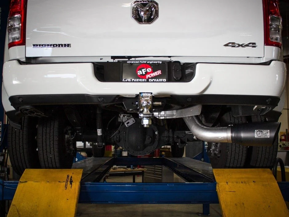 AFE LargeBore-HD 5" Stainless DPF Back Exhaust 19-25 Ram 6.7L Cummins MC/CC Short Bed - Image 4