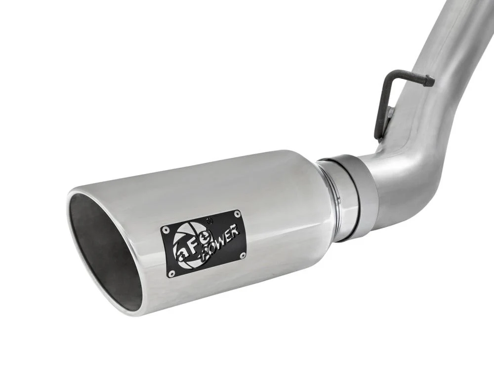 AFE Large Bore-HD 4" 409 Stainless Steel DPF-Back Dual Exhaust 2016 GM 6.6L Duramax LML - Image 3
