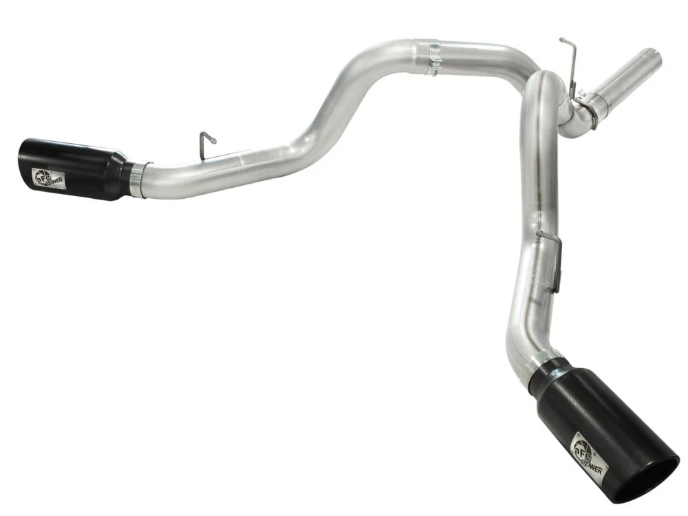 AFE Large Bore-HD 4" 409 Stainless Steel DPF-Back Exhaust System 11-16 GM 6.6L Duramax LML - Image 10
