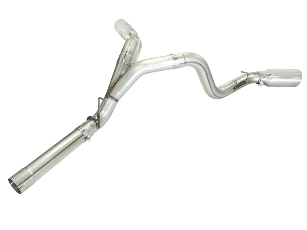 AFE Large Bore-HD 4" 409 Stainless Steel DPF-Back Exhaust System 11-16 GM 6.6L Duramax LML - Image 3