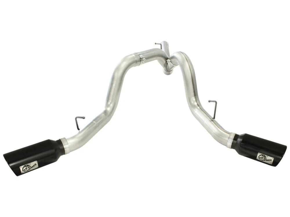AFE Large Bore-HD 4" 409 Stainless Steel DPF-Back Exhaust System 11-16 GM 6.6L Duramax LML - Image 6
