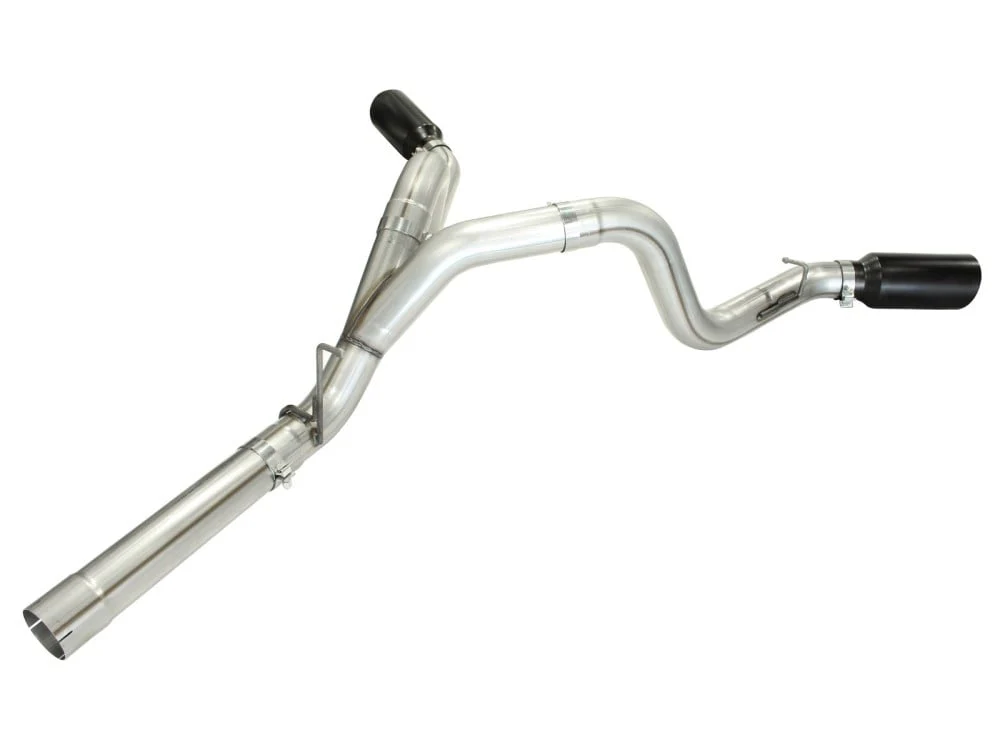 AFE Large Bore-HD 4" 409 Stainless Steel DPF-Back Exhaust System 11-16 GM 6.6L Duramax LML - Image 8