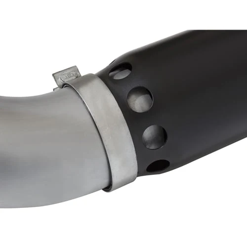 AFE Large Bore HD 5" Stainless Exhaust w/ Black Tip 16-19 Nissan Titan XD 5.0L Cummins - Image 6