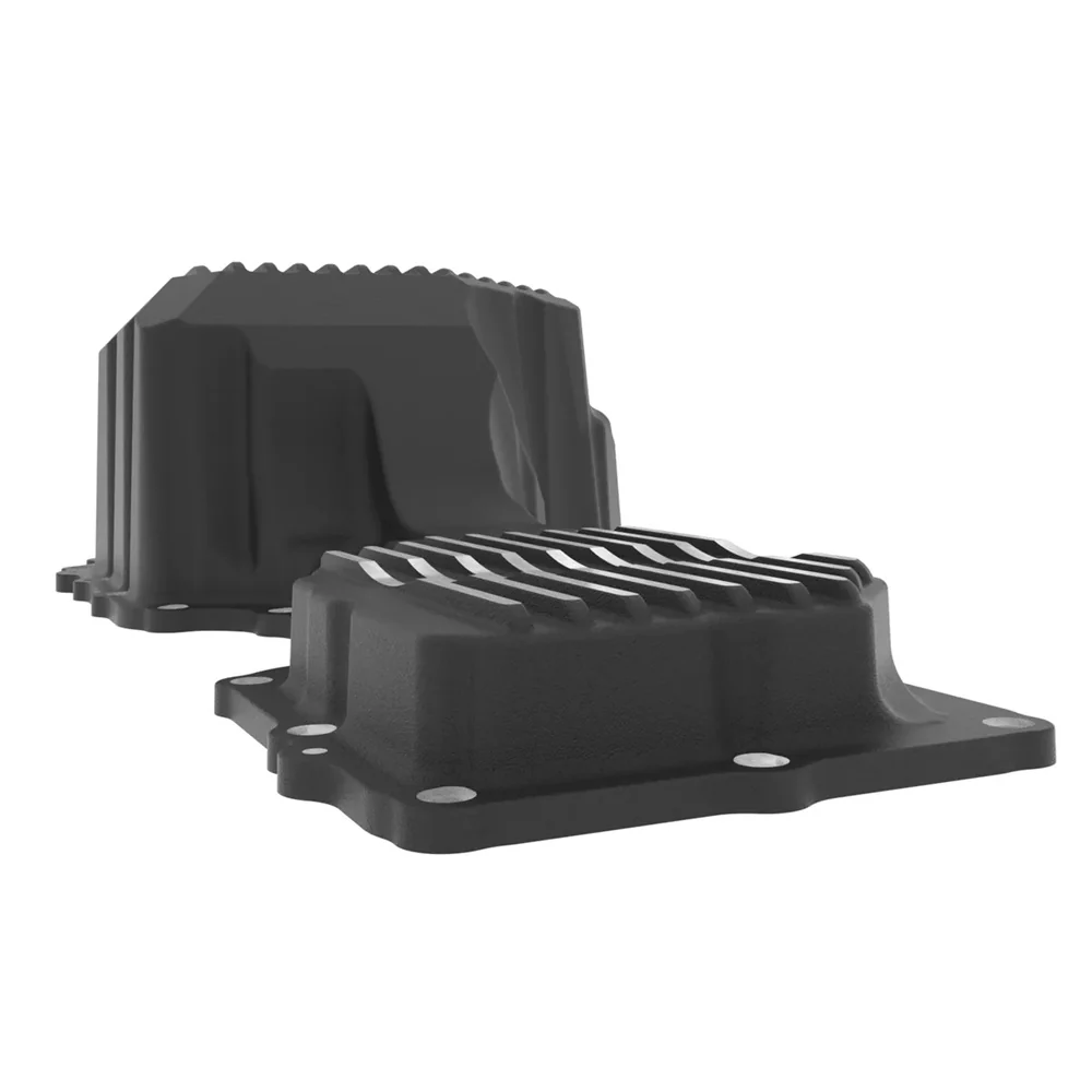 AFE Power Pro Series Engine Oil Pan Black With Machined Fins 20-25 GM 6.6L Duramax L5P - Image 4