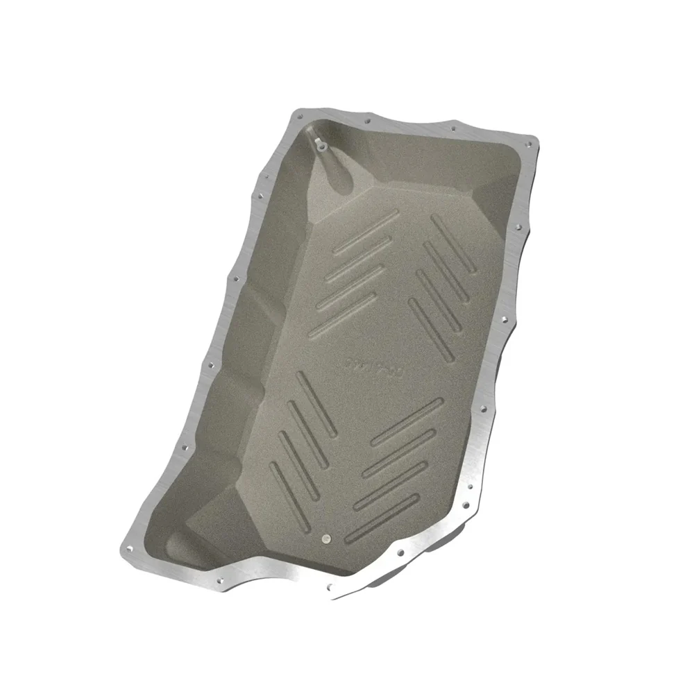 AFE Power Pro Series Transmission Pan Black With Machined Fins 20-25 GM 6.6L Duramax L5P - Image 3