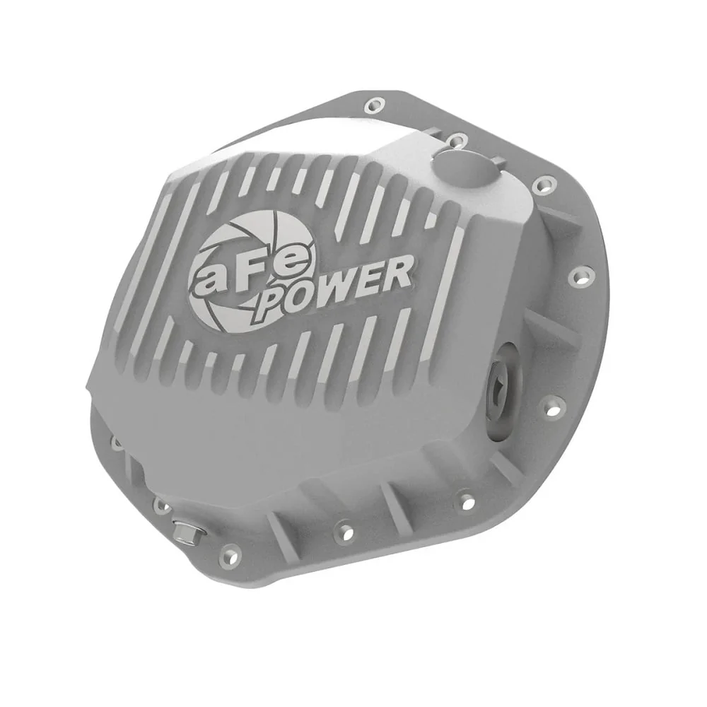 AFE Power Street Series Rear Differential Cover Black W/ Machined Fins 01-19 6.6L GM Duramax - Image 5