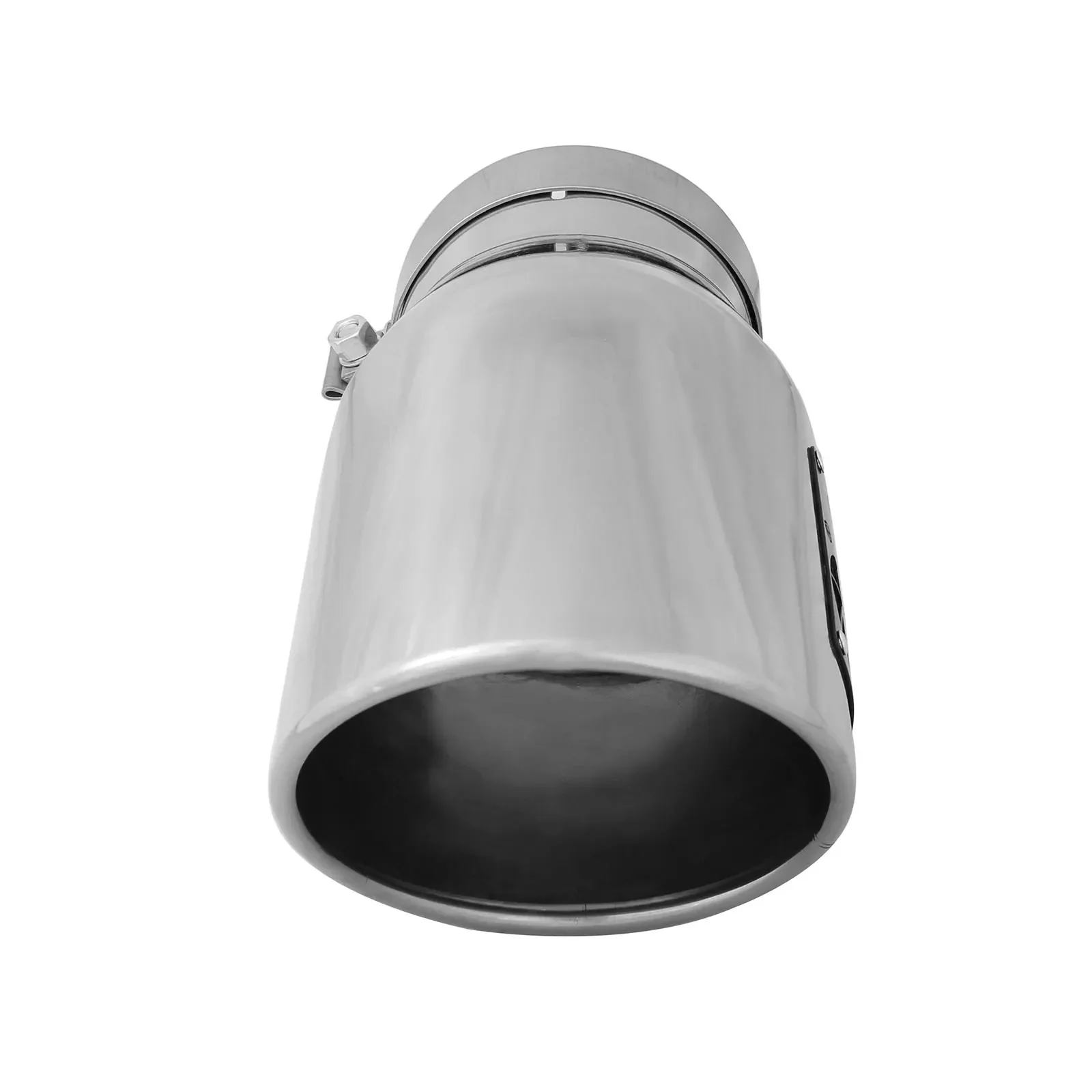 AFE Polished Stainless Steel Rolled Angle Cut 5" x 7" x 12" Exhaust Tip - Image 3
