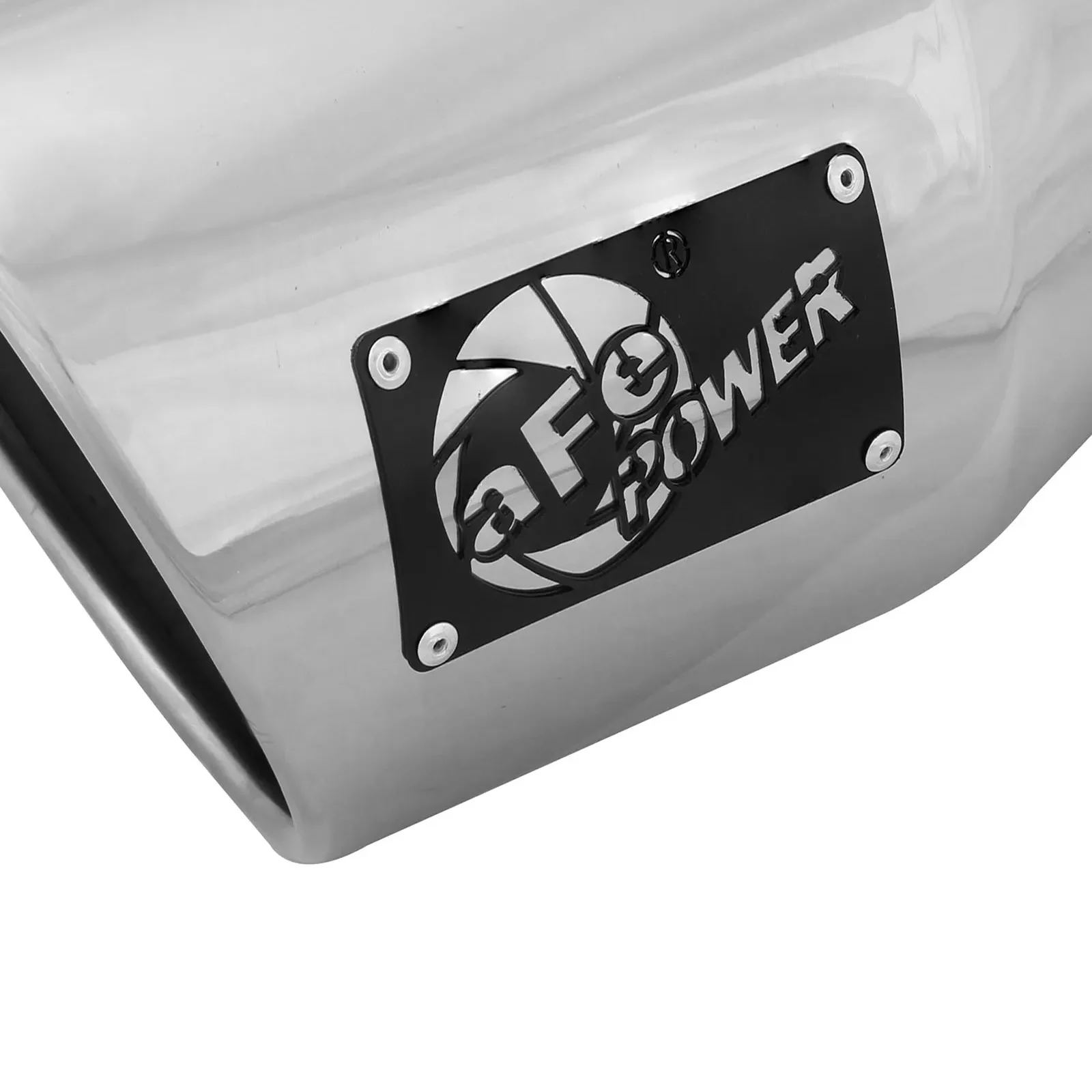 AFE Polished Stainless Steel Rolled Angle Cut 5" x 7" x 12" Exhaust Tip - Image 5