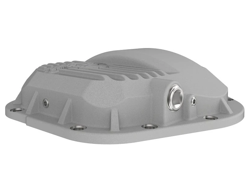 AFE Street Series Raw Finish Front Differential Cover 17-23 Ford 6.7L Powerstroke - Image 4