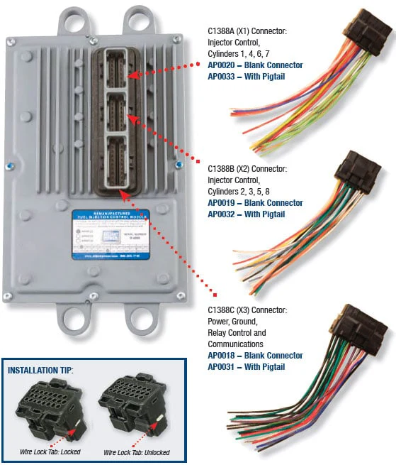 Alliant Fuel Injection Control Module Connector 03-07 6.0L Powerstroke - Image 2