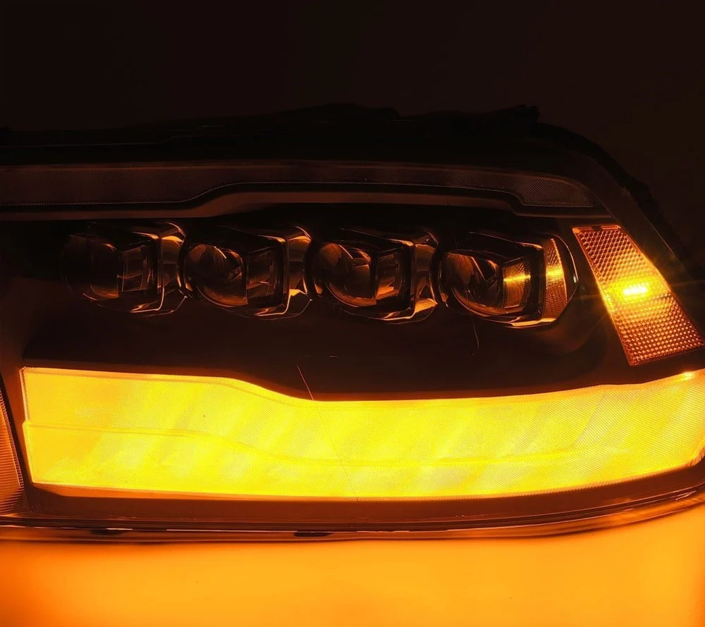 Alpharex NOVA-Series Alpha Black LED Projector Headlights 10-18 Ram 6.7L Cummins - Image 5