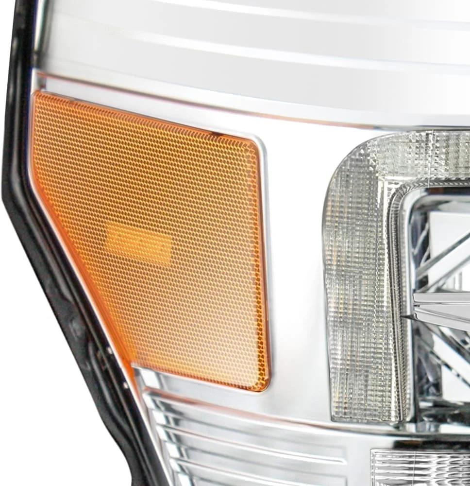 Alpharex LUXX-Series Chrome LED Projector Headlights 11-16 Ford 6.7L Powerstroke - Image 4