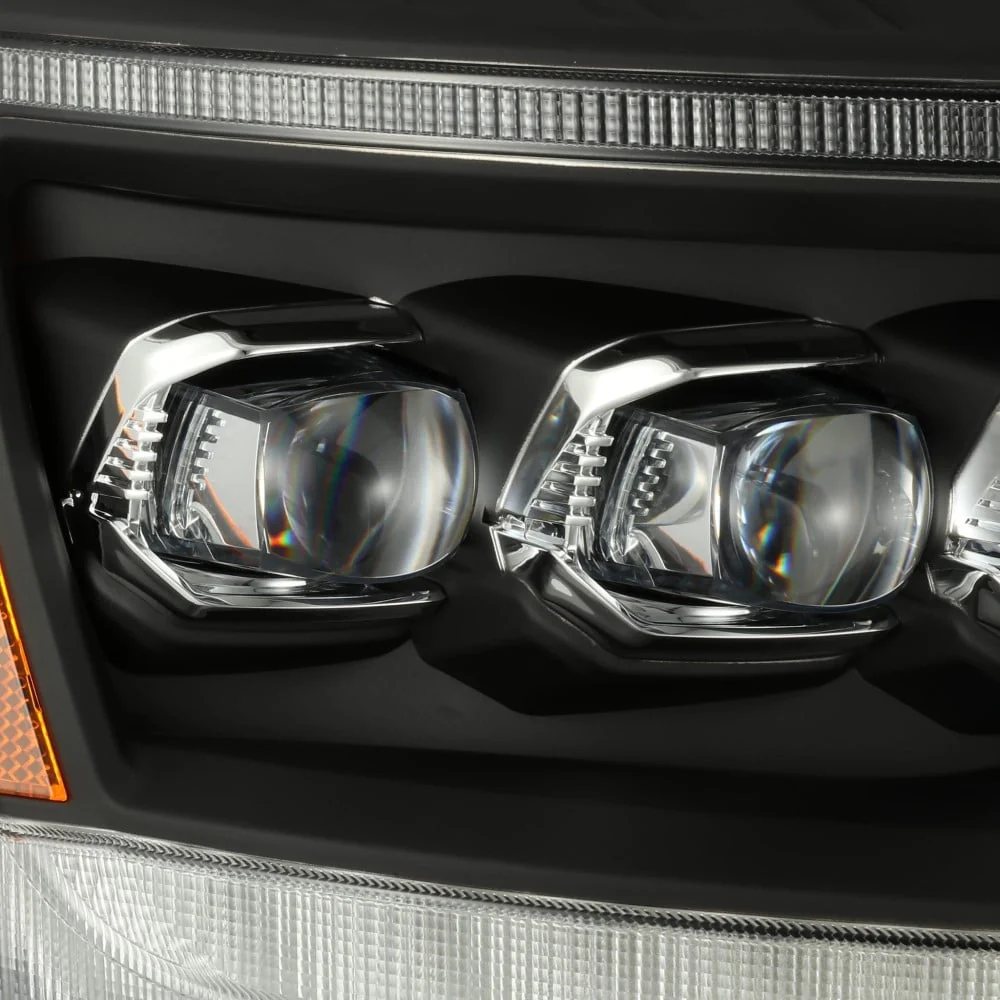 Alpharex NOVA-Series Matte Black LED Projector Headlights 06-09 Ram 5.9L/6.7L Cummins - Image 2
