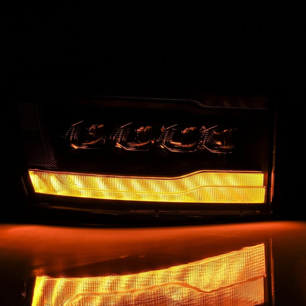 Alpharex NOVA-Series Matte Black LED Projector Headlights 06-09 Ram 5.9L/6.7L Cummins - Image 6