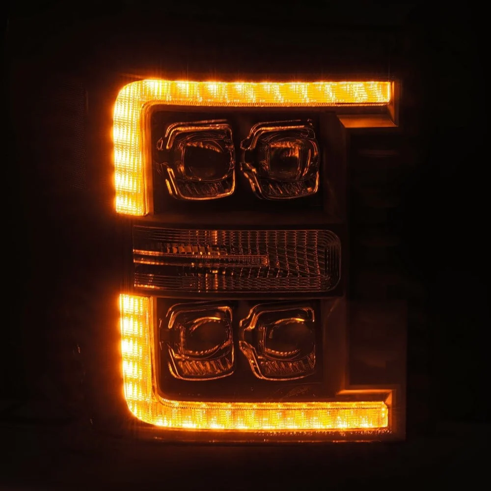 Alpharex NOVA-Series Alpha-Black LED Projector Headlights 11-16 Ford 6.7L Powerstroke - Image 5