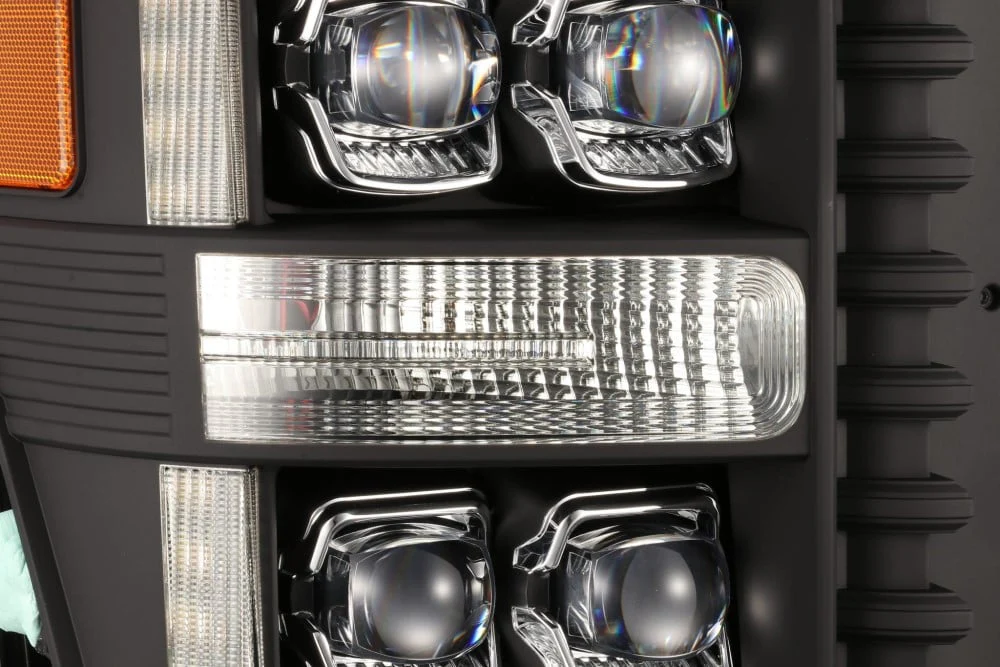 Alpharex NOVA-Series Black LED Projector Headlights 11-16 Ford 6.7L Powerstroke - Image 2