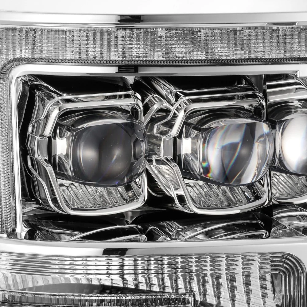 Alpharex NOVA-Series Chrome LED Projector Headlights 11-16 Ford 6.7L Powerstroke - Image 2