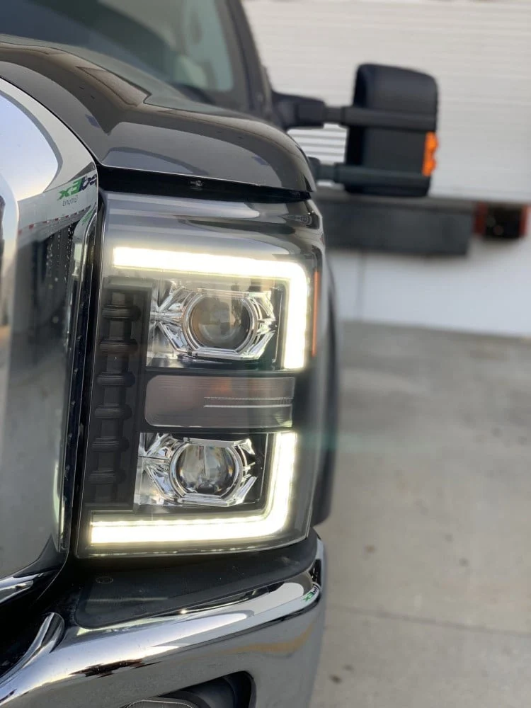 Alpharex PRO-Series Alpha-Black Projector Headlights 11-16 Ford 6.7L Powerstroke - Image 10