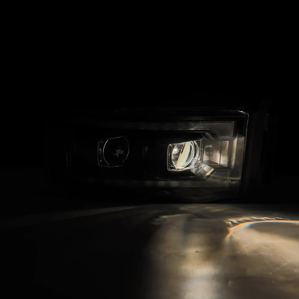 Alpharex PRO-Series Black Halogen Projector Headlights 03-05 Dodge Ram 5.9L Cummins - Image 4