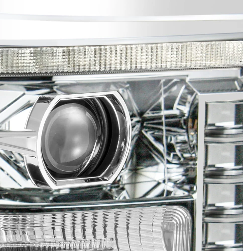 Alpharex PRO-Series Chrome Projector Headlights 11-16 Ford 6.7L Powerstroke - Image 2