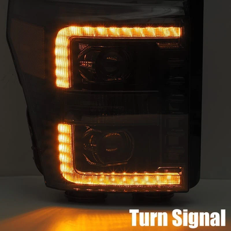 Alpharex PRO-Series Chrome Projector Headlights 11-16 Ford 6.7L Powerstroke - Image 9