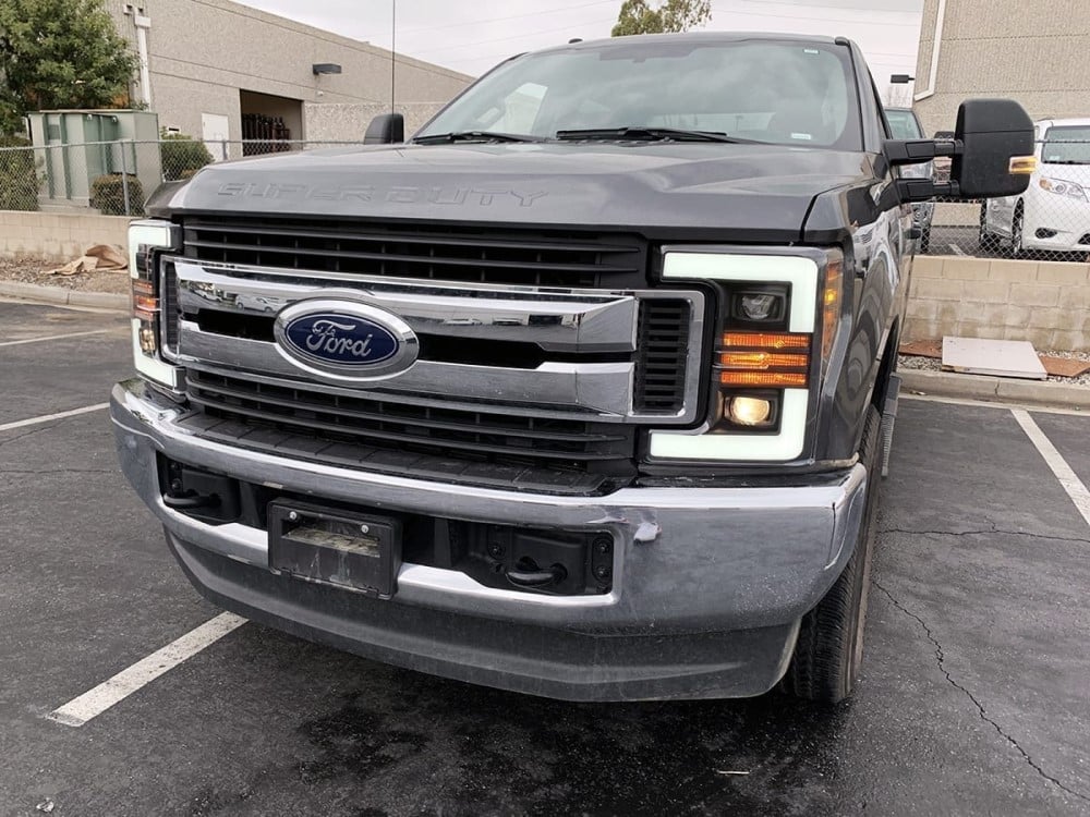 Alpharex PRO-Series Jet Black Projector Headlights 17-19 Ford 6.7L Powerstroke - Image 6