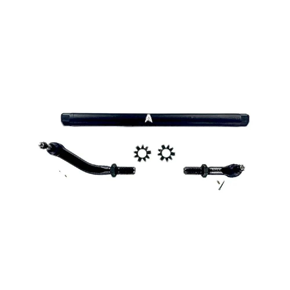 Apex Chassis Black Aluminum Drag Link 18-23 Jeep Wrangler JL / JT