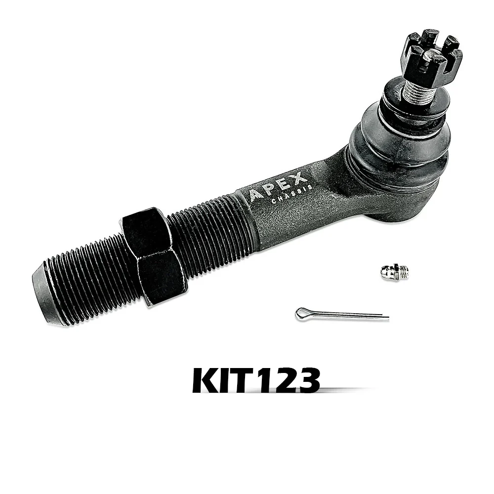 Apex Chassis Black Aluminum Drag Link 18-23 Jeep Wrangler JL / JT - Image 5