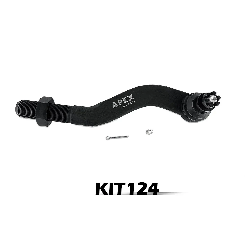 Apex Chassis Black Aluminum Drag Link 18-23 Jeep Wrangler JL / JT - Image 6