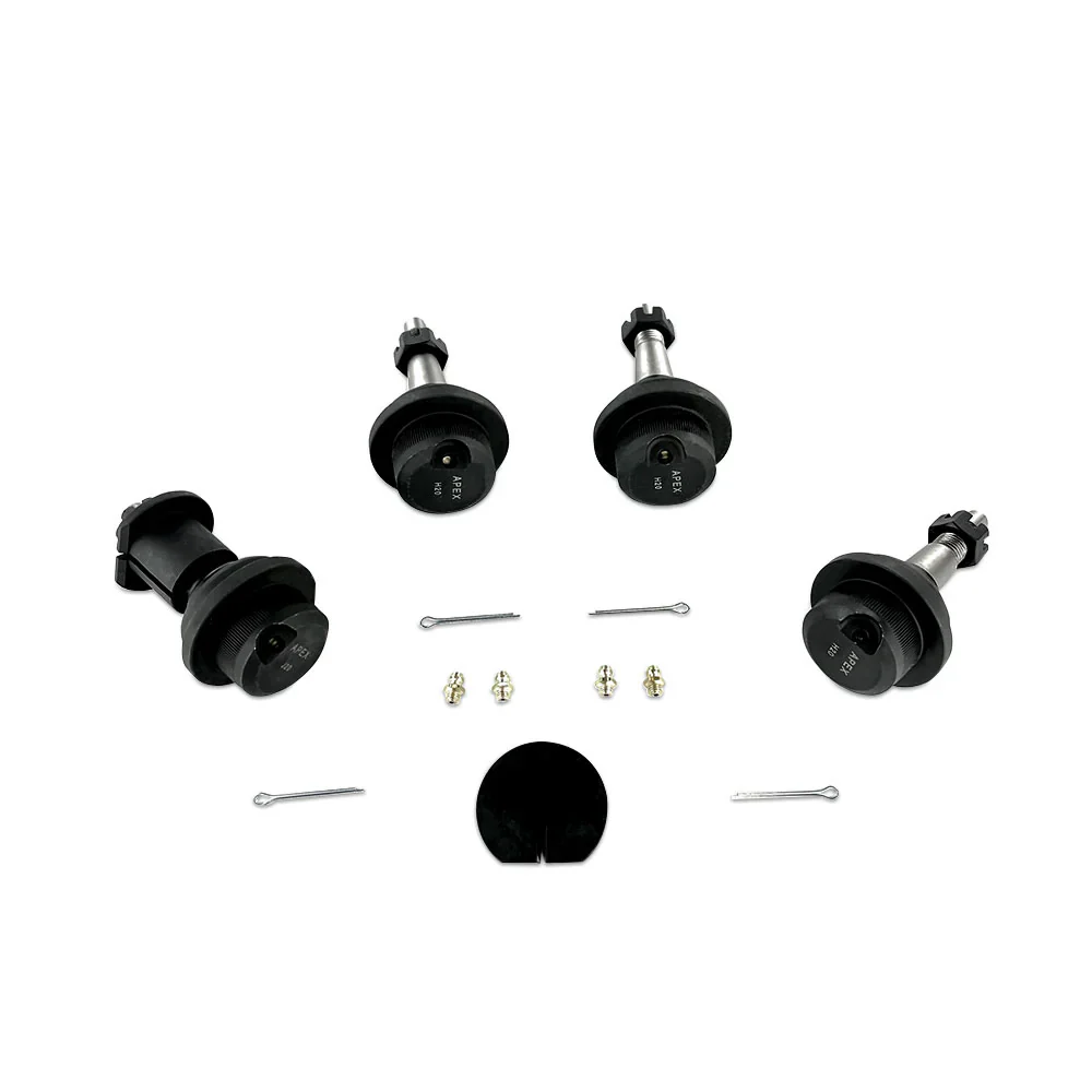 Apex Chassis Super HD Ball Joint Kit 18-23 Jeep Wrangler JL JT | Knurled - Image 4