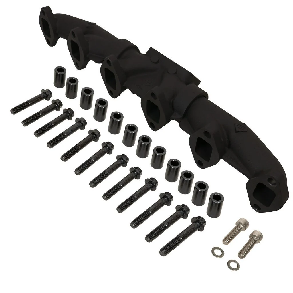 BD 3-Piece Pulse Exhaust Manifold 88-98 Dodge 5.9L Cummins 12V 1045948 - Image 2