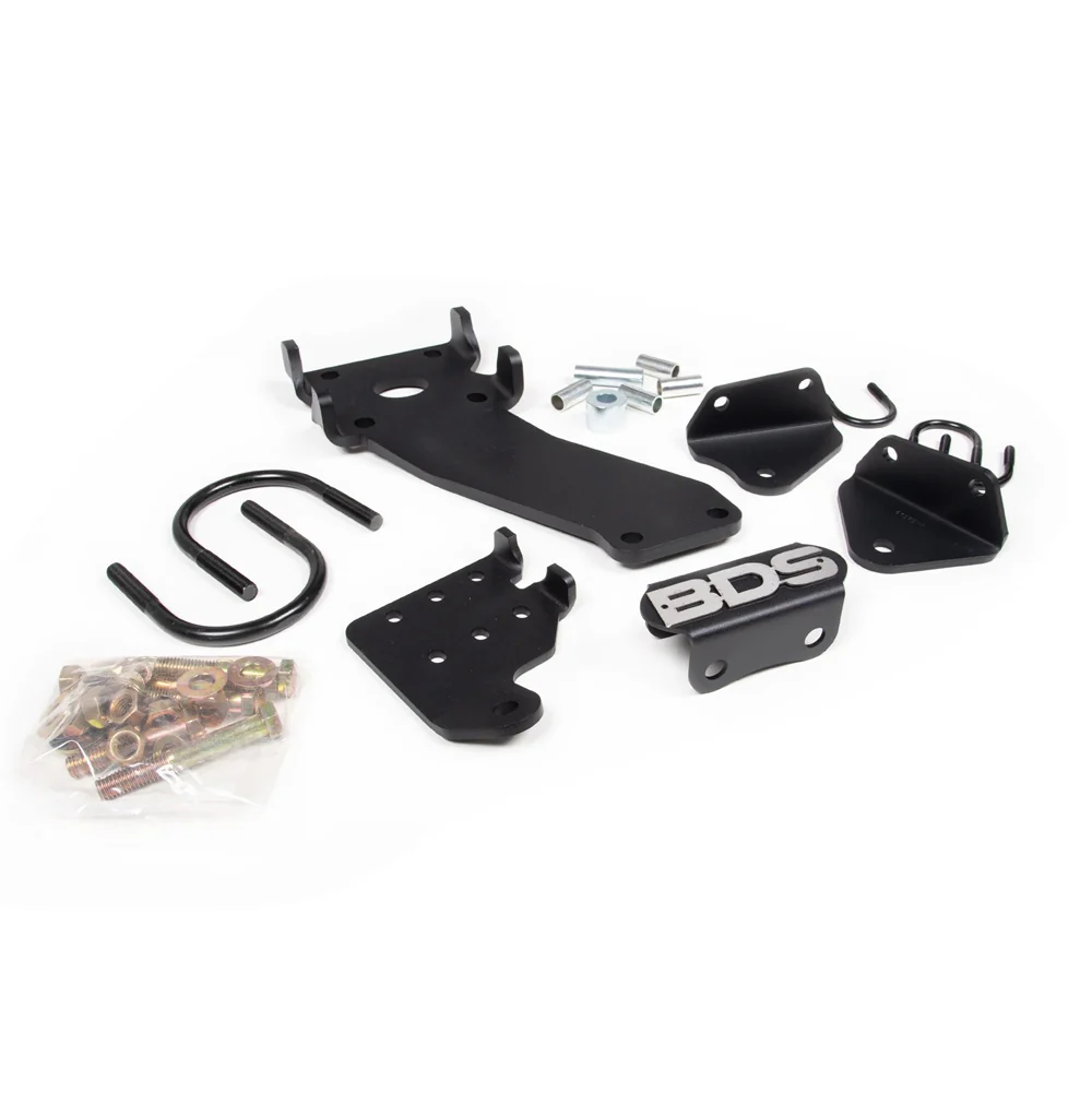 BDS Suspension Dual Steering Stabilizer Mount Kit 08-13 Ram 2500 | 08-12 3500