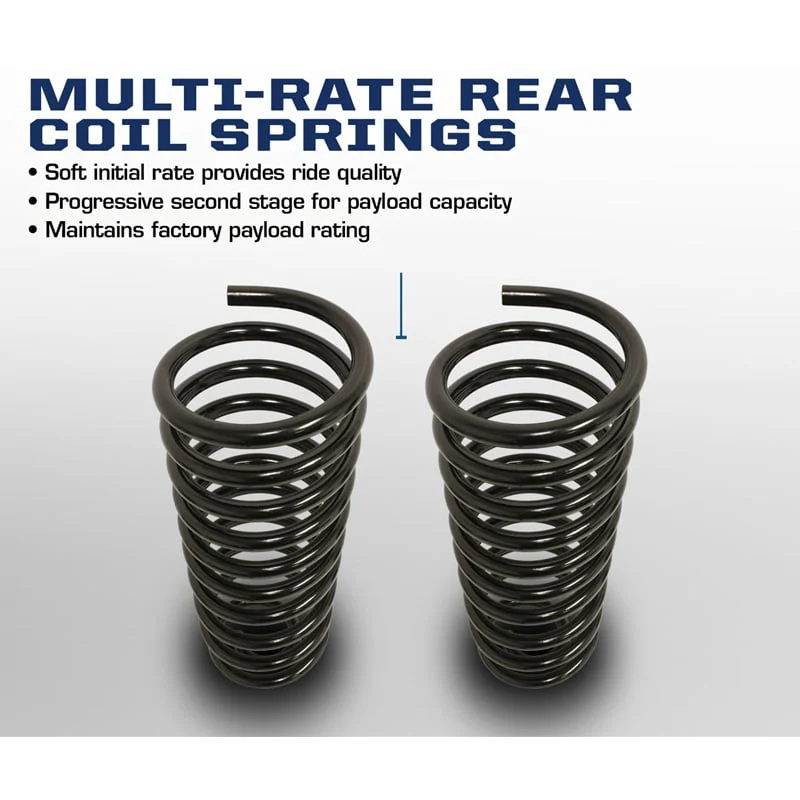 Carli 1" Multi-Rate Soft-Ride Reduced Payload Rear Coils 14-25 Ram 6.7L Cummins 2500 - Image 2