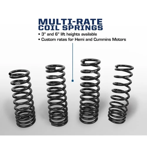 Carli 6" Lift Multi-Rate Front Coils 03-13 Ram 2500 / 03-12 Ram 3500 5.9L / 6.7L Cummins - Image 2