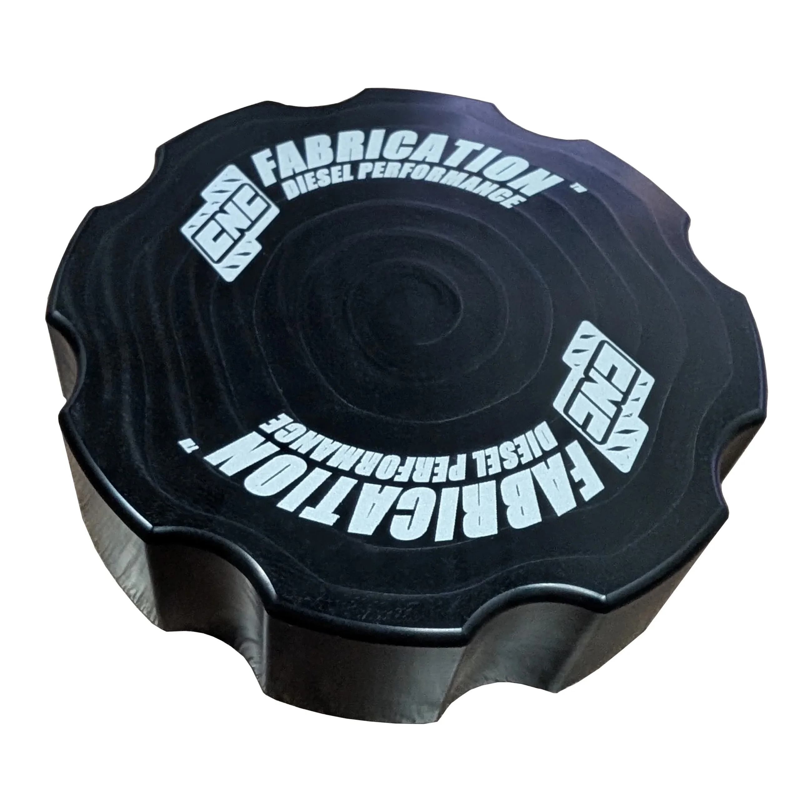 CNC Fabrications Billet Coolant Reservoir Cap 95-10 Ford 7.3L/6.0L/6.4L Powerstroke - Image 2