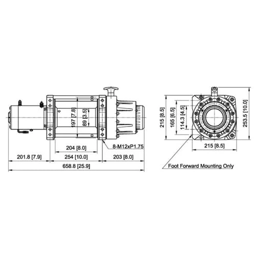 ComeUp 295640 SEAL Gen2 16.5s 12V Winch with Synthetic Rope - Image 2