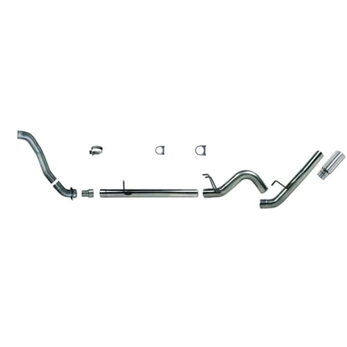 Diamond Eye 4" Aluminized DPF Back Exhaust Kit with Downpipe 08-10 6.4L Ford Powerstroke - Image 2