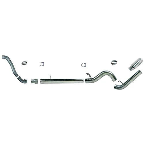 Diamond Eye 5" Stainless Steel DPF Back Exhaust Kit with Downpipe 08-10 6.4L Ford Powerstroke - Image 2