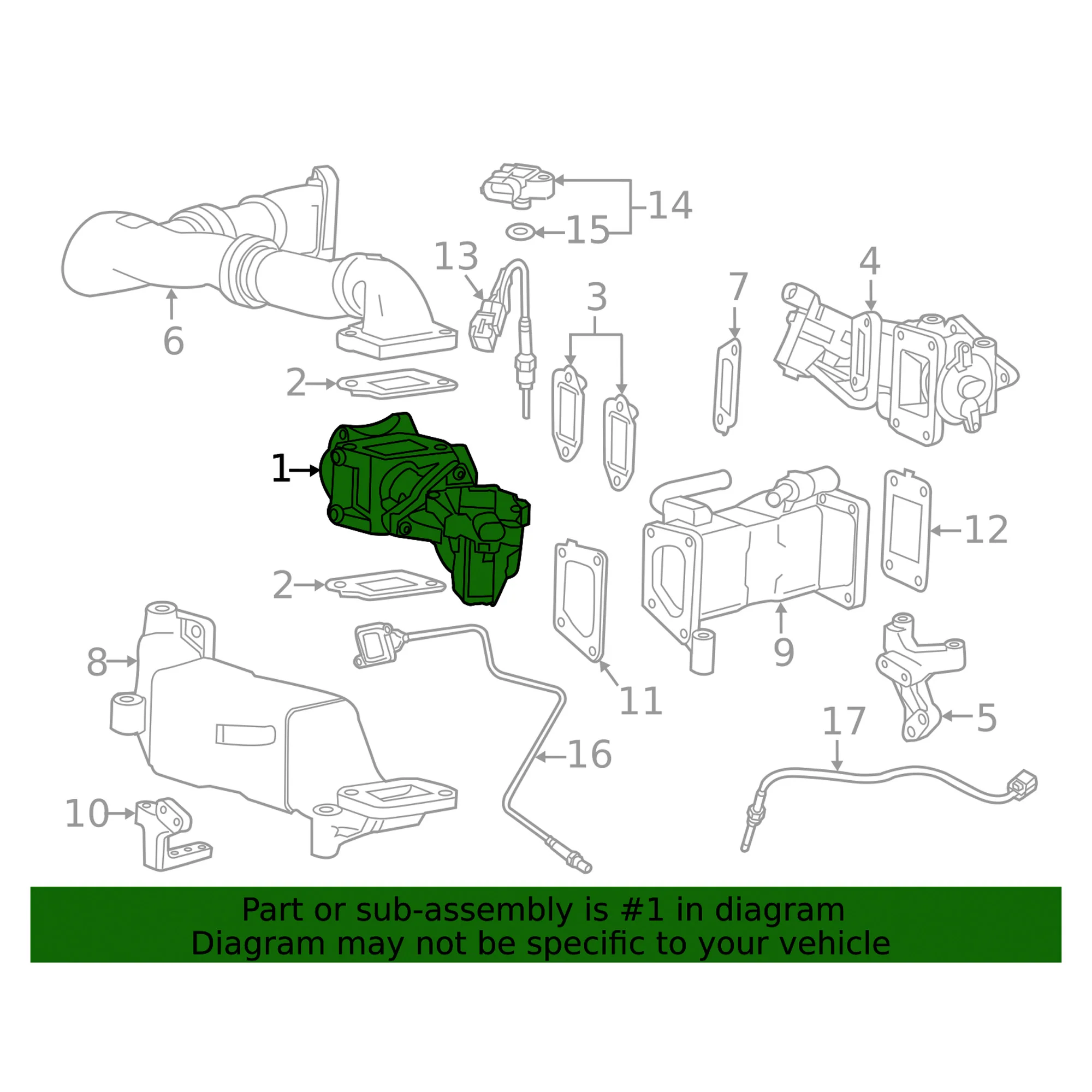 Factory OEM EGR Valve 11-13 6.6L LML GM Duramax - Image 5