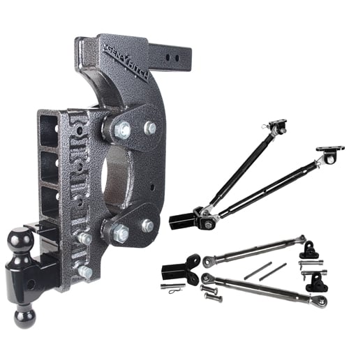 Gen-Y Hitch The Boss Torsion Flex 16,000 Lbs. Weight Rated 2" Shank Drop Hitch with Stabilizer Bars - Image 2