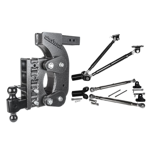 Gen-Y Hitch The Boss Torsion Flex 21,000 Lbs. Weight Rated 2.5" Shank Drop Hitch w/ Stabilizer Bars - Image 2