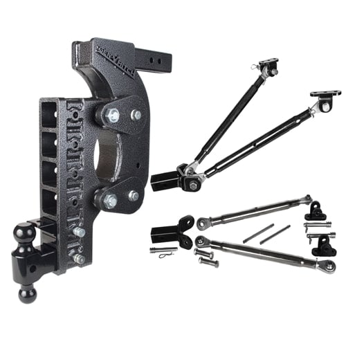 Gen-Y Hitch The Boss Torsion Flex 21,000 Lbs. Weight Rated 2.5" Shank Drop Hitch w/ Stabilizer Bars - Image 3