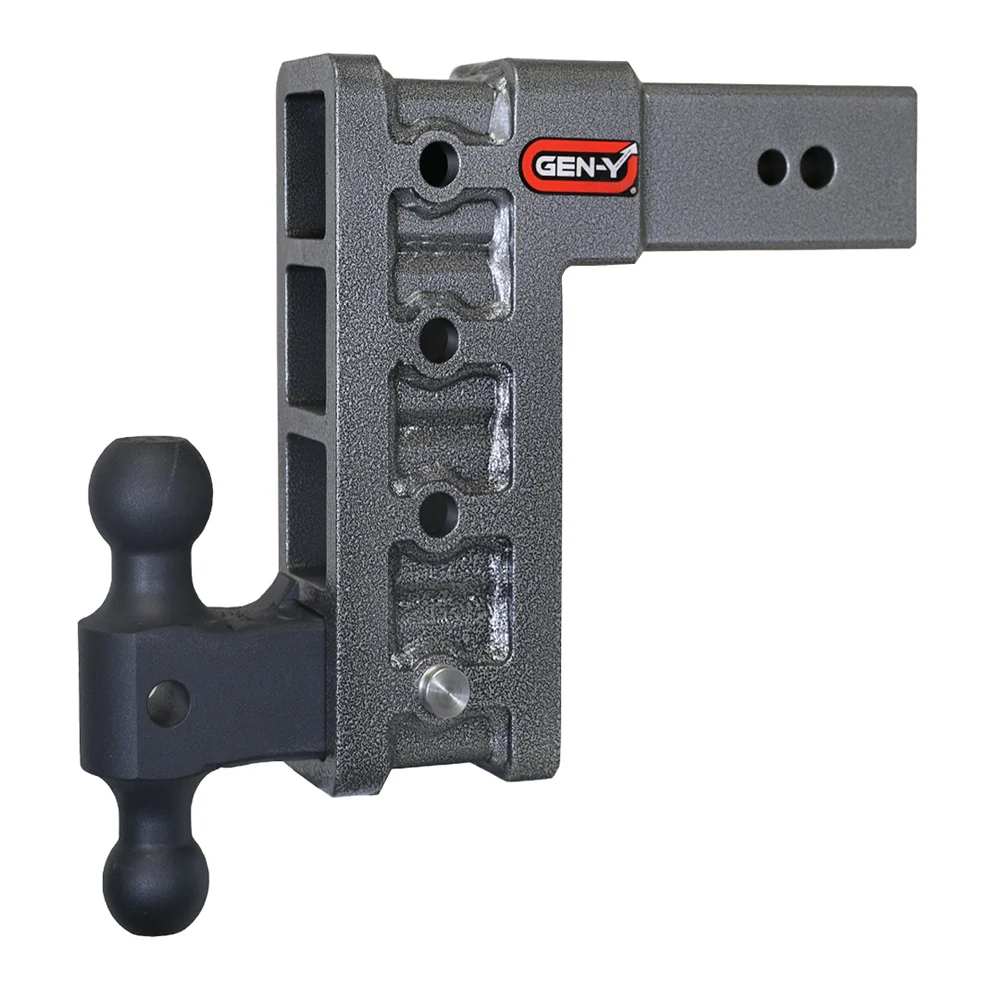Gen-Y Hitch Mega-Duty 32K Drop Hitch 3" Shank With Dual-Ball - 6" / 9" / 12" Drop - Image 2