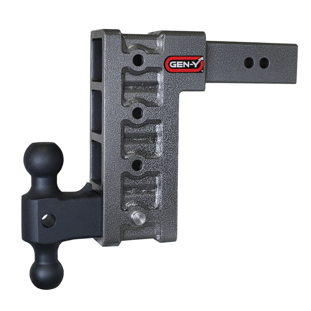 Gen-Y Hitch Mega-Duty Series 21K Drop Hitch 2.5" Shank With Dual-Ball - 6" / 9" / 12" Drop - Image 2