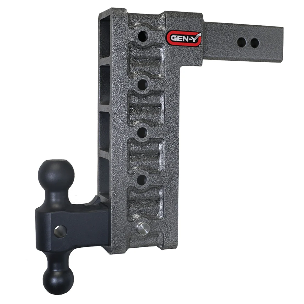 Gen-Y Hitch Mega-Duty Series 21K Drop Hitch 2.5" Shank With Dual-Ball - 6" / 9" / 12" Drop - Image 3
